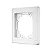 Produktbild REV Schalterserie NOVA - 1-fach Rahmen für Steckdosen, Lichtschalter & weitere Einsätze, weiß