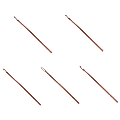 VICASKY 5pcs Flute Cleaning Stick Tool Solid Wood Flue Cleaning Rod for Saxophone Clarinet Flute Accessories