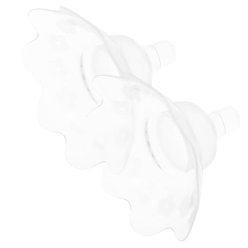 Totority 2Pcs Breastfeeding Shield Silicone Protector Durable Nursing Assistant Cover for Comfortable Lactation Prevents with Strong Suction for Moms