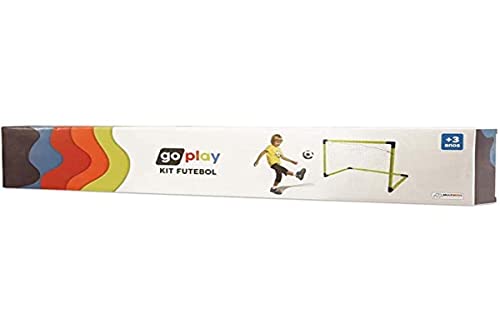 Go Play Kit Futebol com Bola Trave de Gol e Bomba Indicado para +3 Anos Multikids - BR952