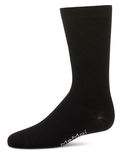 MeMoi Boys' Diamond Rayon from Rayon Crew Socks