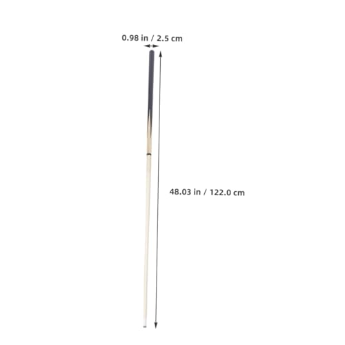 2 Pcs Taco Profesional de Billar de Madera con Diseño Floral miniatura 2