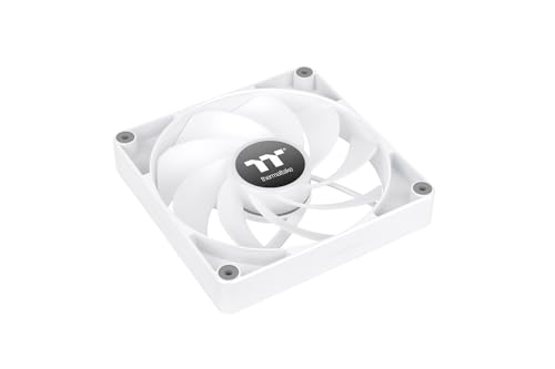 Ventilador PC PWM 120mm Thermaltake CT120 Reverse con 9 LEDs ARGB Blanco Nieve 6