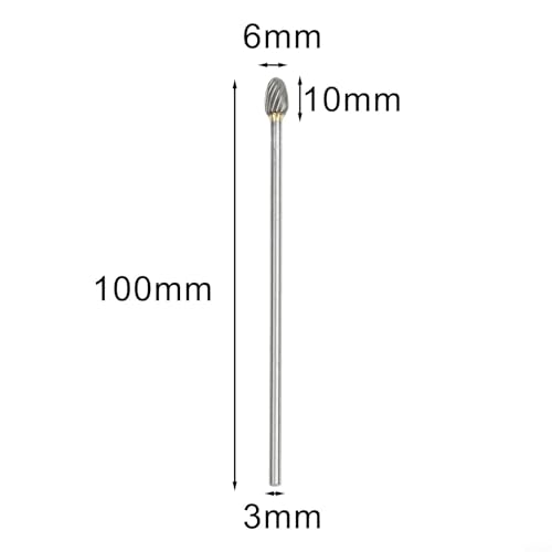 Fresa rotativa de 3mm para metal y no metálicos miniatura 3