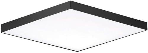 Maxim Lighting 57669WTBK Trim-20W 1 LED Flush Mount-10.5 Inches Wide by 0.75 inches high, Finish Color: Black