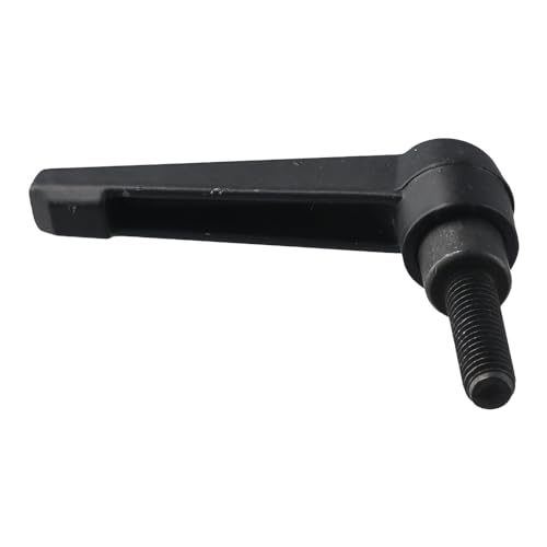 Image of 3pcs M8 x 25mm Handle Adjustable Clamping Lever Thread Push Button Ratchet Male Threaded Stud Knobs Locking Rotating Screw Handles
