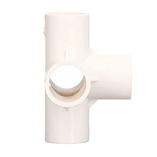 Codo PVC de 25 mm resistente a grietas con conexión de 5 vías para estructuras 6