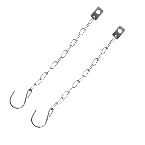 Sicherungskette 24cm mit S-Haken und Platte für Anhänger Bordwandverschluss (2)