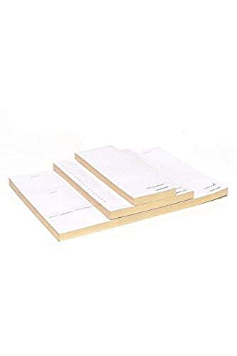 Blocs-notes de bureau Russell+Hazel blancs pour planifier vos réunions et tâches