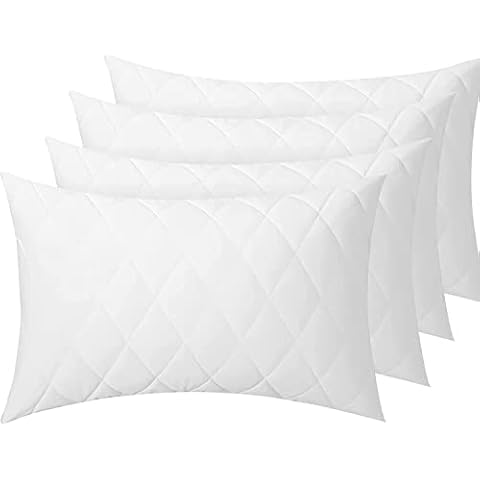 DreamNights Quilted Pillow Protectors 4 Pack Cover