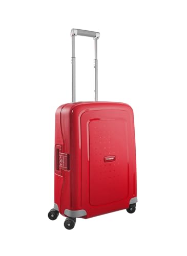 Samsonite S'Cure - Spinner S, Bagage à Main, 55 cm, 34 L, Rouge (Crimson Red)