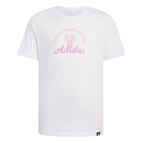 Image of adidas Unisex Kids Food Pack Graphic Junior Shirt, White, 11-12 Years