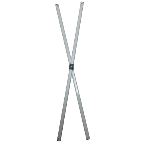 Double Replacement X Cross Bar Spare Part Pop Up Gazebo Frame. (2, X Cross Bar 99cm - White)