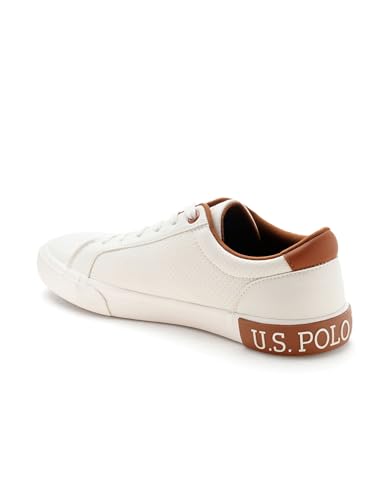 Image of U.S. Polo ASSN. Zesta 3.0 Beige Sneaker Shoes with Premium Upper