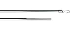 Größe: 150 cm, Farbe: aluminium/silber, Ø9mm