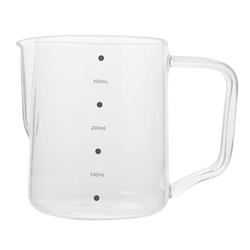 PATKAW �ϔM�K���X�P�g�� 350ML �|�[�^�u���~���N�W���O �������t�� ���炩�ȕ\�� �ƒ�p �K���X�R�[�q�[�|�b�g �Ɠ��Ȍ`��