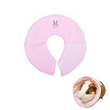 【One Cabin】プラス工房 ソフトエリザベスカラーパステル/(Mサイズ、さくらピンク)/体重500g〜1kgまで(チンチラ、モルモット、うさぎなど)/獣医師監修