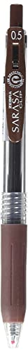 Zebra Technologies Zebra Sarasa Clip Pen 0.5, Brown (JJ15-E).