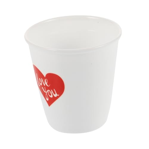 Taza de café, taza de agua for parejas, tazas de espresso, tazas de San Valentín, taza de cerámica sin asa, taza de cerámica reutilizable, taza de café sin asa, taza de leche de cerámica, vaso de cerá