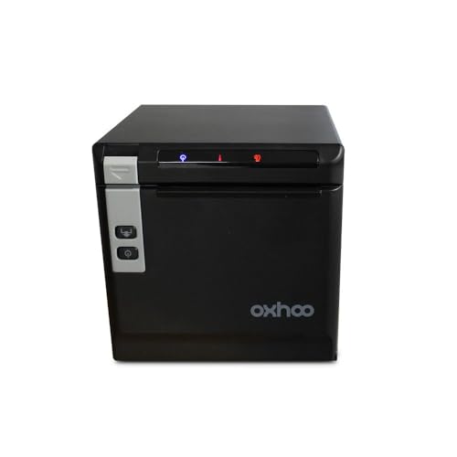 Imprimante thermique TP85 avec triple interface USB RS232 Ethernet noire