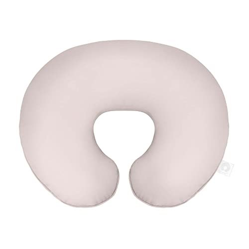 Image of Boppy Nursing Pillow Organic Original Support, Sand, Ergonomic Nursing Essentials for Bottle and Breastfeeding, Firm Hypoallergenic Fiber Fill, with 100% Organic Cotton Nursing Pillow Cover
