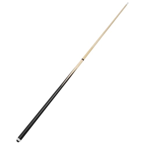Taco de billar de madera blanca doble ensamblado 145 cm miniatura 1