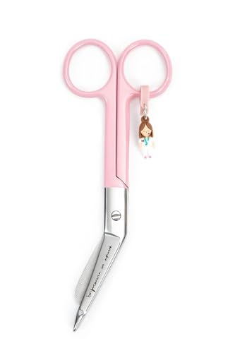 Enfermera en apuros Tijeras Pico Pato - Rosa, Silicona, Metal