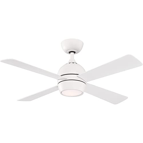 Fanimation-FP7644MW-Kwad-44-Ceiling-Fan-Matte-White Fanimation FP7644MW Kwad 44 Ceiling Fan Matte White