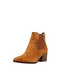 Absatzform: Blockabsatz ESPRIT Modischer Damen Chelsea-Stiefel, 235/CARAMEL, 38 EU