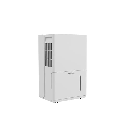 AmazonBasics Dehumidifier with Drain Pump - For Areas Up to 4,000 Square Feet, 50-Pint, Energy Star Certified