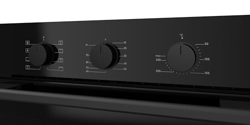 Ferre QBP8- BL - 60cm Electric Built-in Oven - 68L - Turbo Fan & Turbo Resistant & Grill Resistant - Black - Image 5