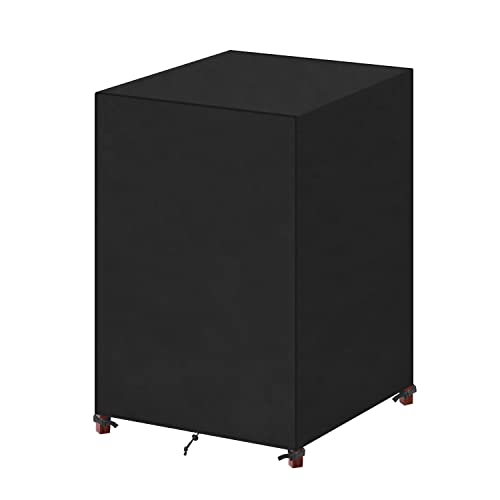 HSFFBHFBH Funda Para Mesa Y Sillas Exterior Jardin - 140x110x70cm(LxWxH) Negro Rectangular 420D Oxford Impermeable Anti-UV Exterior Funda Sofa Para Juego De Muebles De Jardín