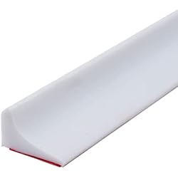 Plato De Ducha Con Cortina Se Sale El Agua 39 Inch Barrera de Agua de Silicona,Tira de Retención de Impermeable Autoadhesiva,Ducha Presa de Puerta Plegable,Umbral de Ducha, para Separación Húmeda y Seca,Tira de sellado inferior de la puerta