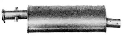 VEGAZ FTS-407IMA Silenciador intermedio centro Silenciador Intermedio Silencioso intermedio Silenciador central