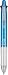 Pilot Dr. Grip 4+1 Multifunction Ballpoint Pen + Pencil, Assorted Color Inks, Turquoise Barrel, 1-Pack (36224)
