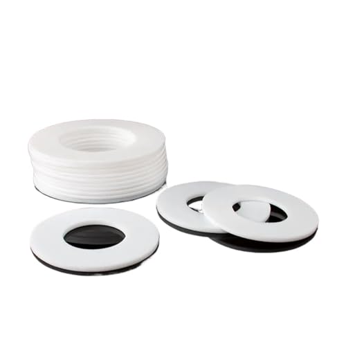 Rondelles plates en plastique de 2,0 mm d'épaisseur pour pompe et cuve de mélange, lot de 100