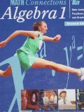 MATH Connections 1a Algebra 1 1585917001 Book Cover