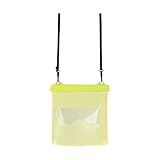 Aosekaa Waterproof Storage Bag Travel Unisex with Adjustable Shoulder Strap Portable Shoulder Bags Beach Pouch for Outdoor Rafting Hiking, Yellow