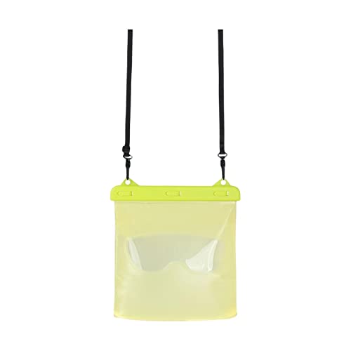 Aosekaa Waterproof Storage Bag Travel Unisex with Adjustable Shoulder Strap Portable Shoulder Bags Beach Pouch for Outdoor Rafting Hiking, Yellow