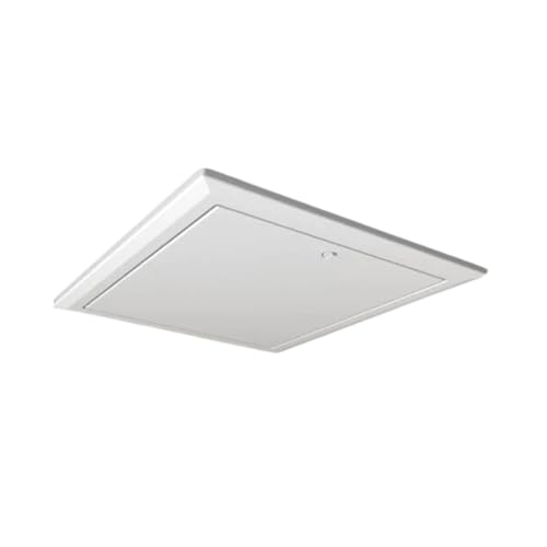 [FIXINGS DIRECT] Insulated Plastic Hinged Loft Access Door and Insulated loft Hatch - Energy Efficient White (562 x 662 mm) - Trap loft Door and loft Hatch Insulated
