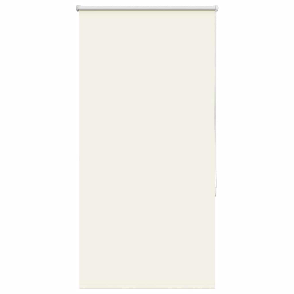 vidaXL Roller Blind Blackout Off White 75x175 cm Fabric Width 70.7 cm Polyester, day and night blind, kitchen blind, blackout roller shade — image 1