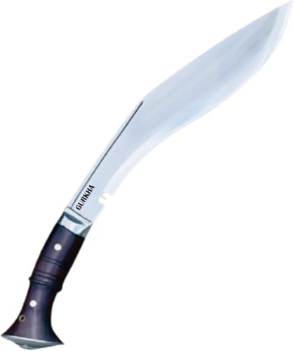 RD Enterprises Kitchen Utility Knife, Professional Fruit and Vegetable Cutter, Wooden and Black Handle, Portable For Champing, Office used only with Cover 2 212FTTRSMrL