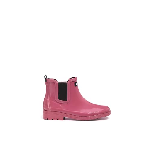 Aigle Carville 2 Women's Rain Boot, Magenta, 4 UK
