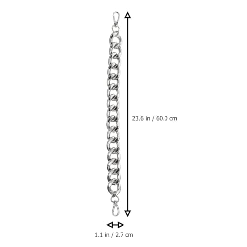 Cadena para bolso de repuesto extraíble MERRYHAPY de 60cm para bolsos DIY 3