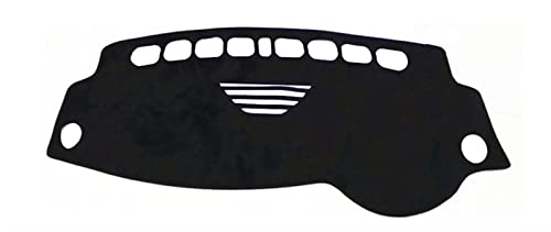 Cubierta de Tablero para Kia Carnival YP 2015 a 2019 Alfombrilla con Borde Rojo Conducción Derecha