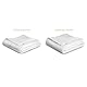 Bodyprotect Bettwaren Set, Ganzjahresdecke 135 x 200 cm + Kopfkissen 80 x 80 cm, Bettdecke Ecoline, medium Steppdecke, waschbar, Made in EU, Allergiker geeignet, weiß