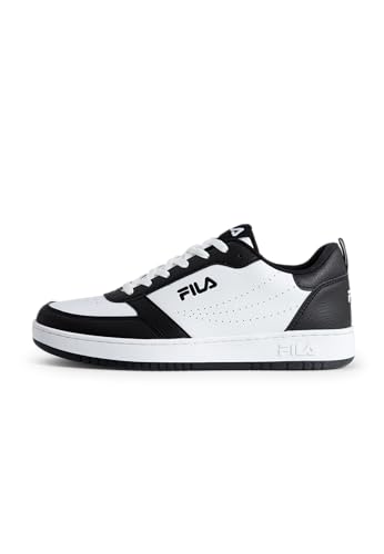Fila Zapatillas Rega para Hombre, Color Blanco y Negro, Talla 40 EU, Blanco y Negro, 40