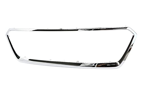 Perfit Liner New Grill Trim Surround Grille Molding Chrome Compatible With Subaru Impreza XV Crosstrek 2016 2017 2018 Fit SU1202100 91123FJ050 Front