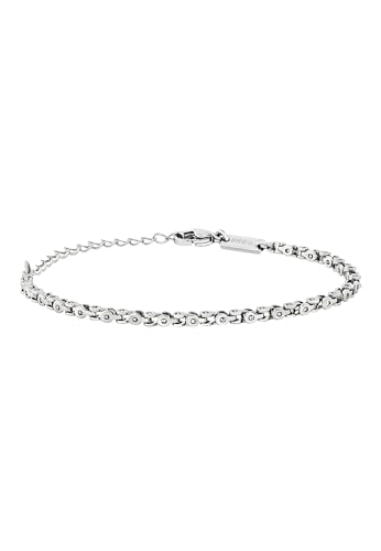 Breil Gear TJ3533 Bracelet en acier inoxydable pour homme Longueur min. : 17 cm Longueur maximale : 22 cm, 17-22 cm, Acier allié, Pas de gemme
