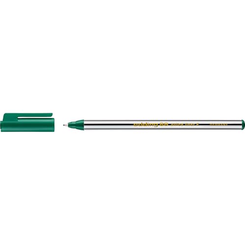 edding 88 - Fineliner - grün - 1 Stift - Rundspitze 0 6 mm - dünner Faserschreiber für feines und präzises Schreiben Unterstreichen Zeichnen - für Büro Schule und Zuhause